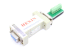 HubCOM-880i-RM מרכזת עם 8 חיבורי USB ו-8 חיבורי RS-232 באריזה מתכתית להתקנה בארון